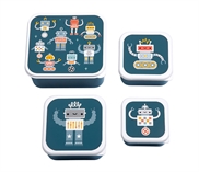 Lunch & snack box set - Animal friends 